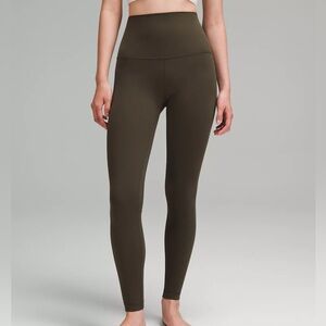 Lululemon align leggings olive green